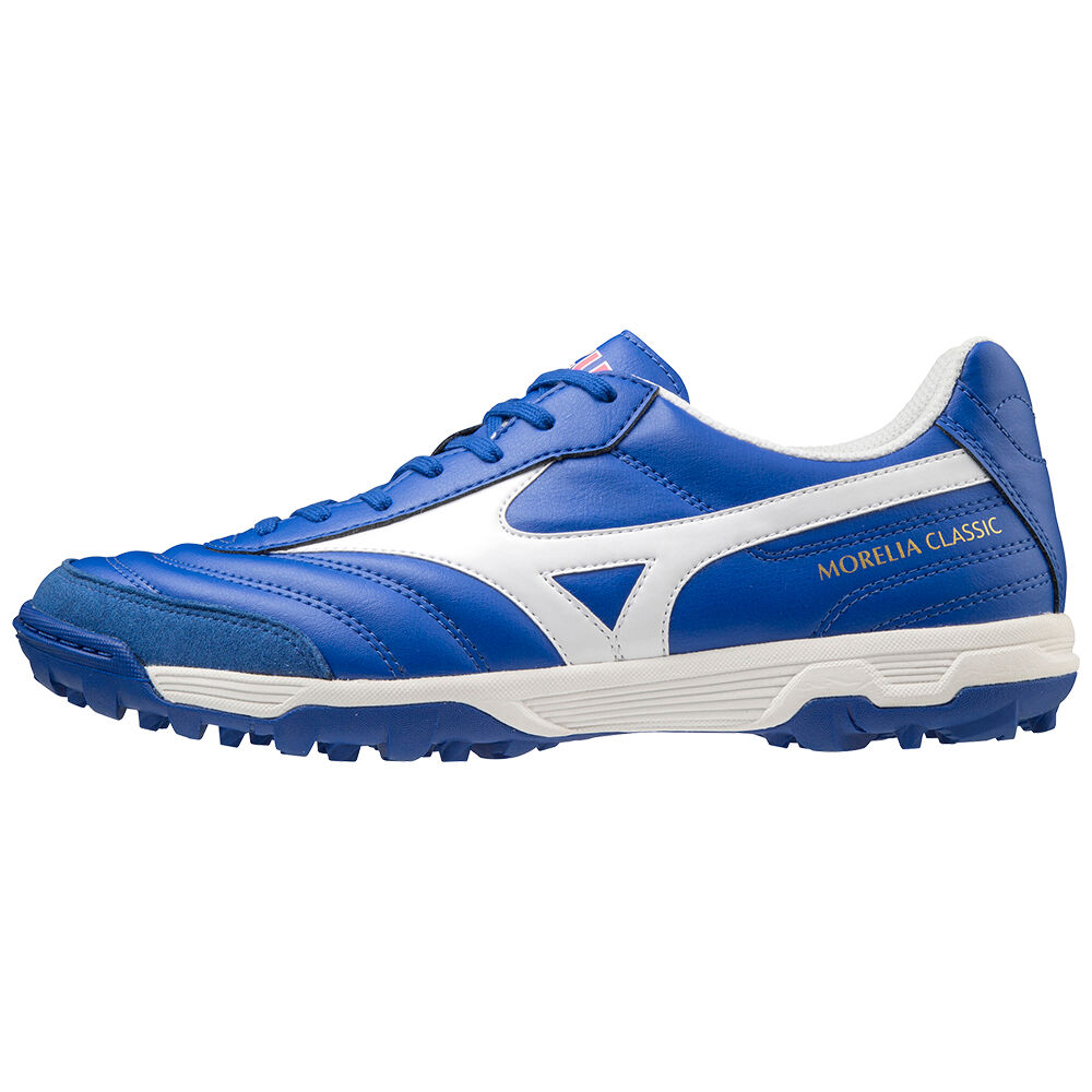 Mizuno Morelia Sala Classic TF Férfi Focicipő Kék/Fehér LHU419250